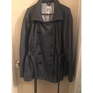 Gray Maralyn & Me Peacoat